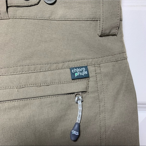 CHLOROPHYLLE Rally Women's Sz 14 Hiking Cargo Shorts Brown Tan pockets 14 - Picture 8 of 12